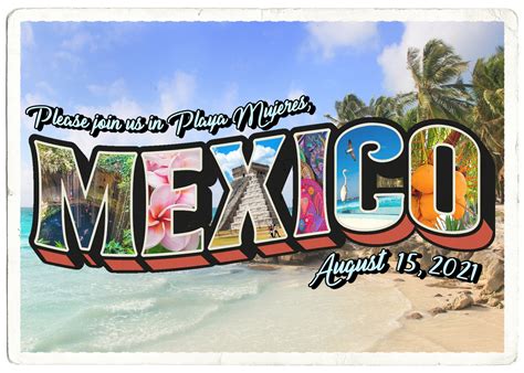  Greetings From Mexico: A Postcard Painted with Words